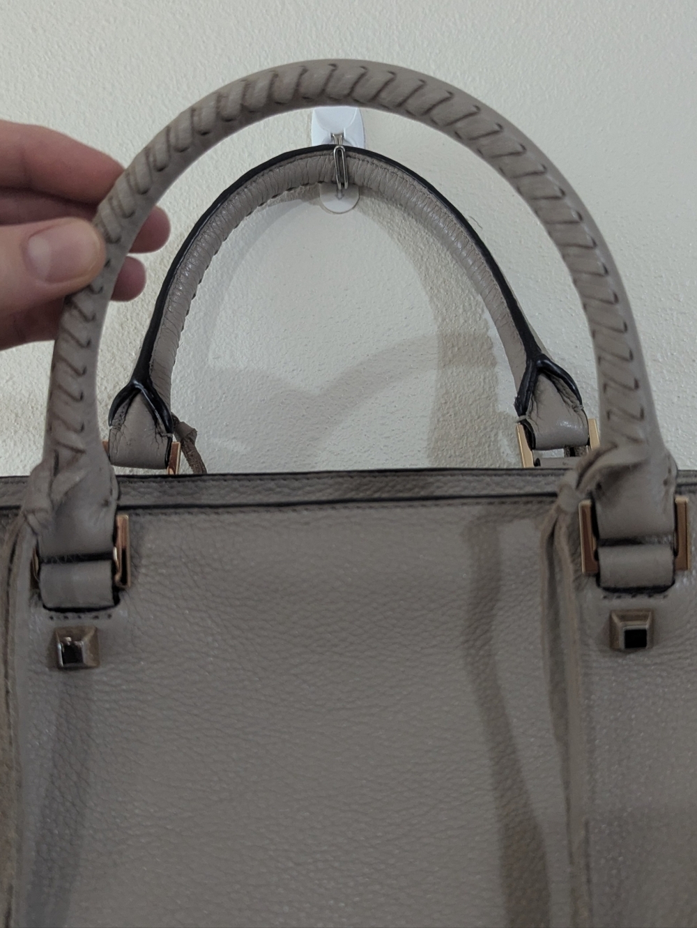 Rebecca Minkoff Taupe Handbag - Picture 3 of 13